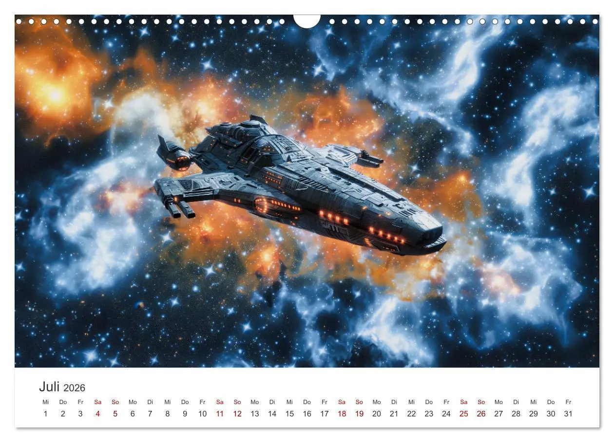Bild: 9783457413456 | Sternenreisen - Ein kosmischer Kalender (Wandkalender 2026 DIN A3...
