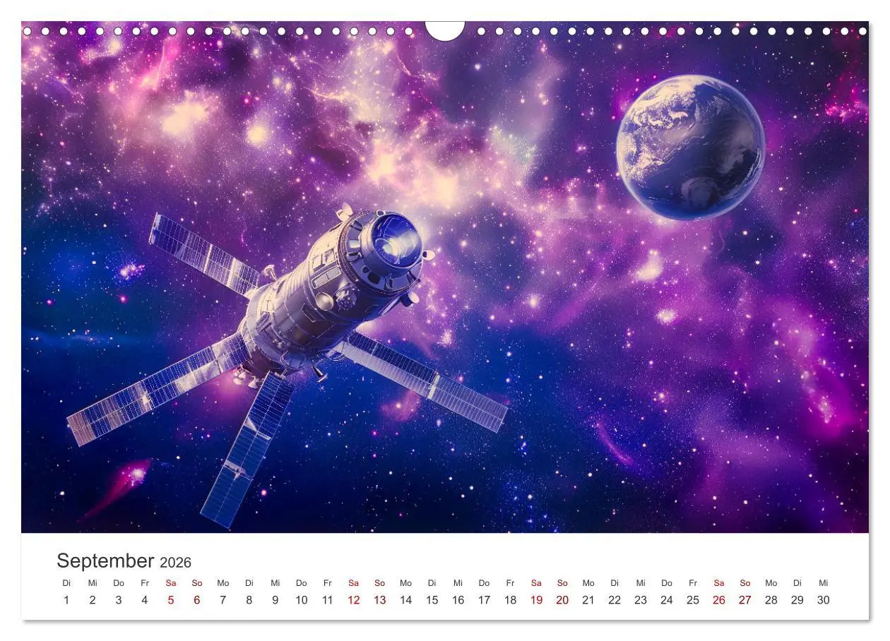 Bild: 9783457413456 | Sternenreisen - Ein kosmischer Kalender (Wandkalender 2026 DIN A3...