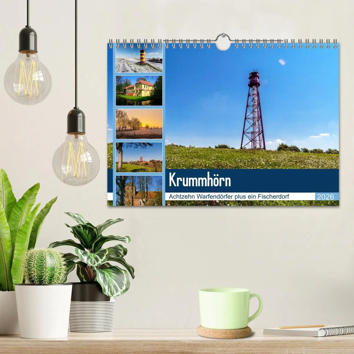 Bild: 9783457893456 | KRUMMHÖRN Achtzehn Warfendörfer plus ein Fischerdorf (Wandkalender...