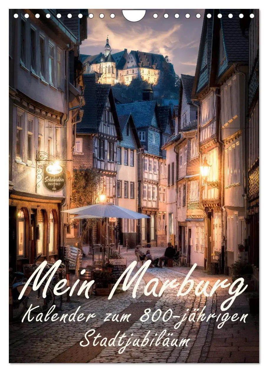 Cover: 9783516363456 | Mein Marburg (Wandkalender 2026 DIN A4 hoch), CALVENDO Monatskalender