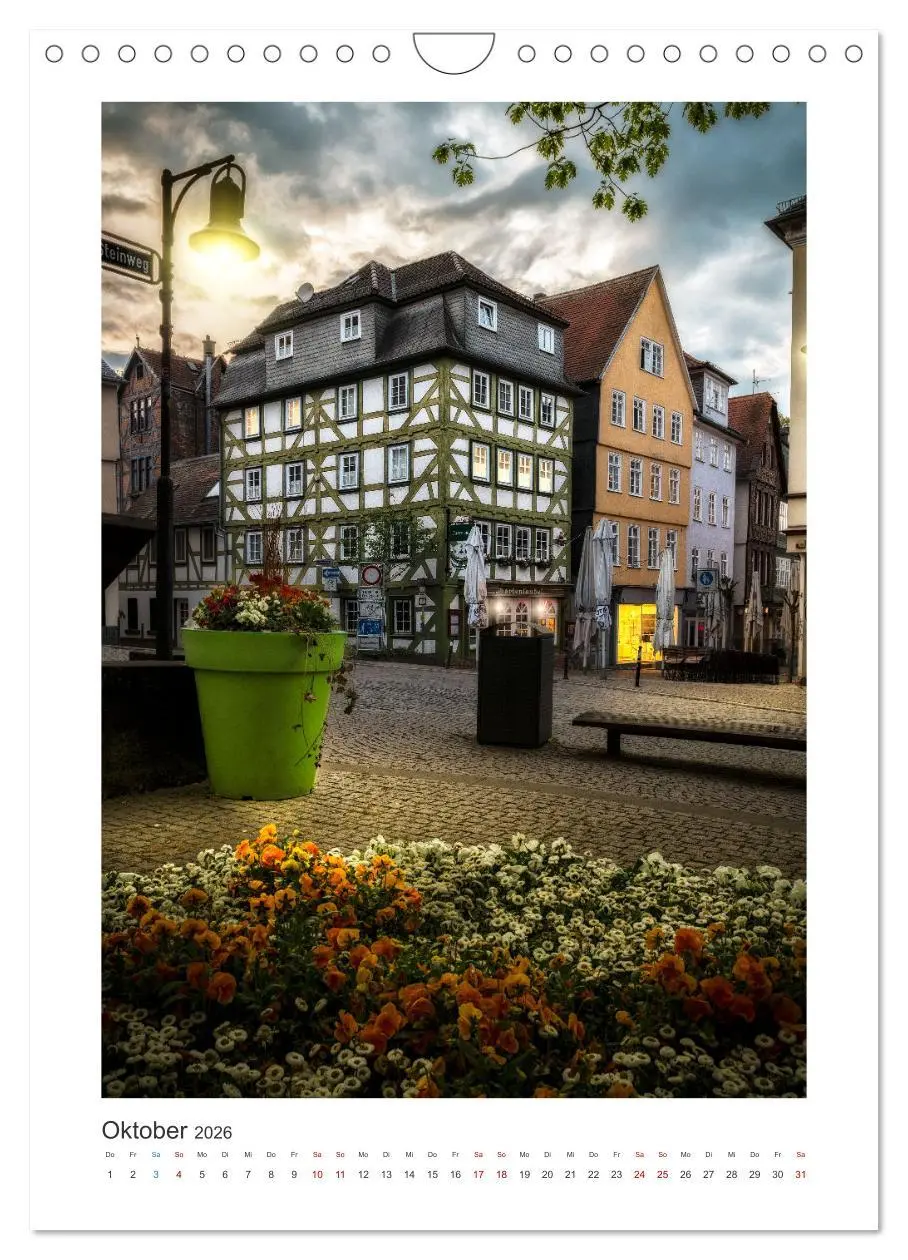 Bild: 9783516363456 | Mein Marburg (Wandkalender 2026 DIN A4 hoch), CALVENDO Monatskalender