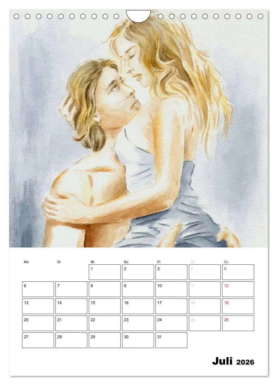 Bild: 9783516433456 | Akt und Dessous - Handgemalte Kunst (Wandkalender 2026 DIN A4...