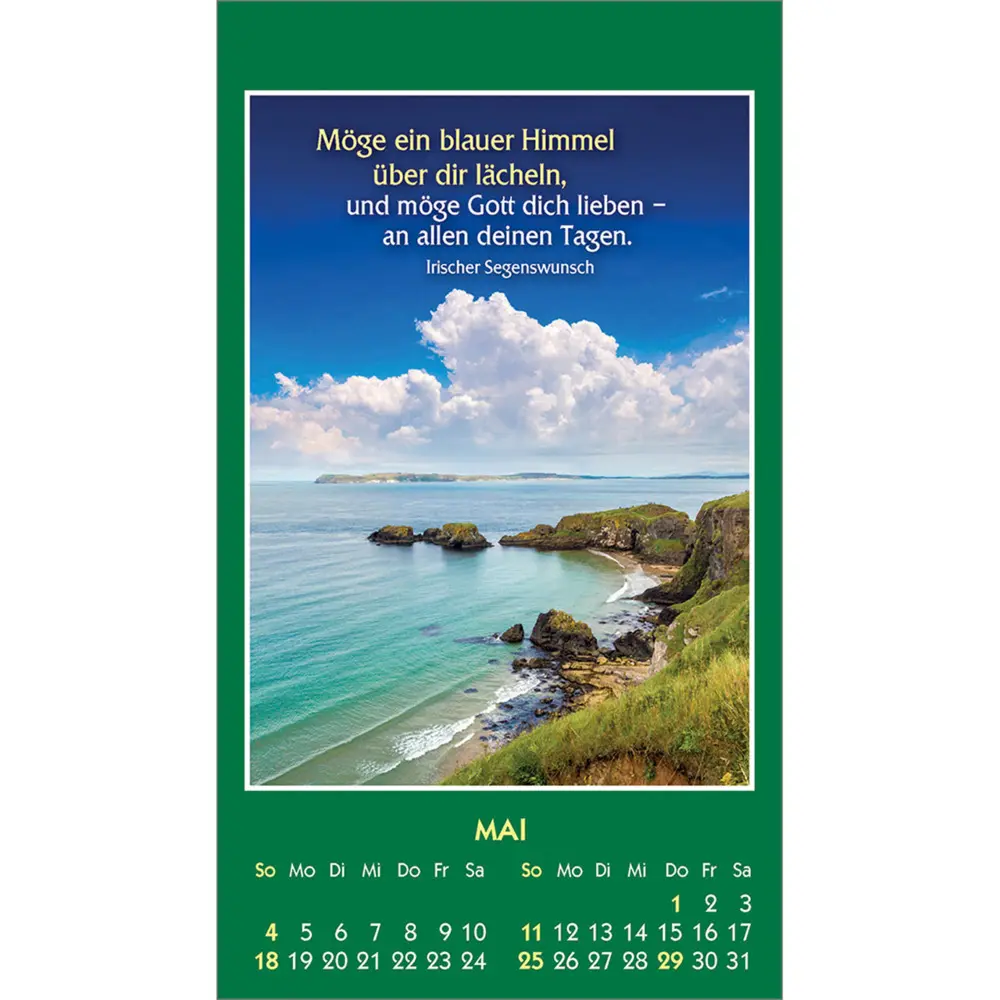 Bild: 9783754893456 | Möge Gott deinen Weg segnen 2025 | Kalender | Deutsch | 2025 | Kawohl