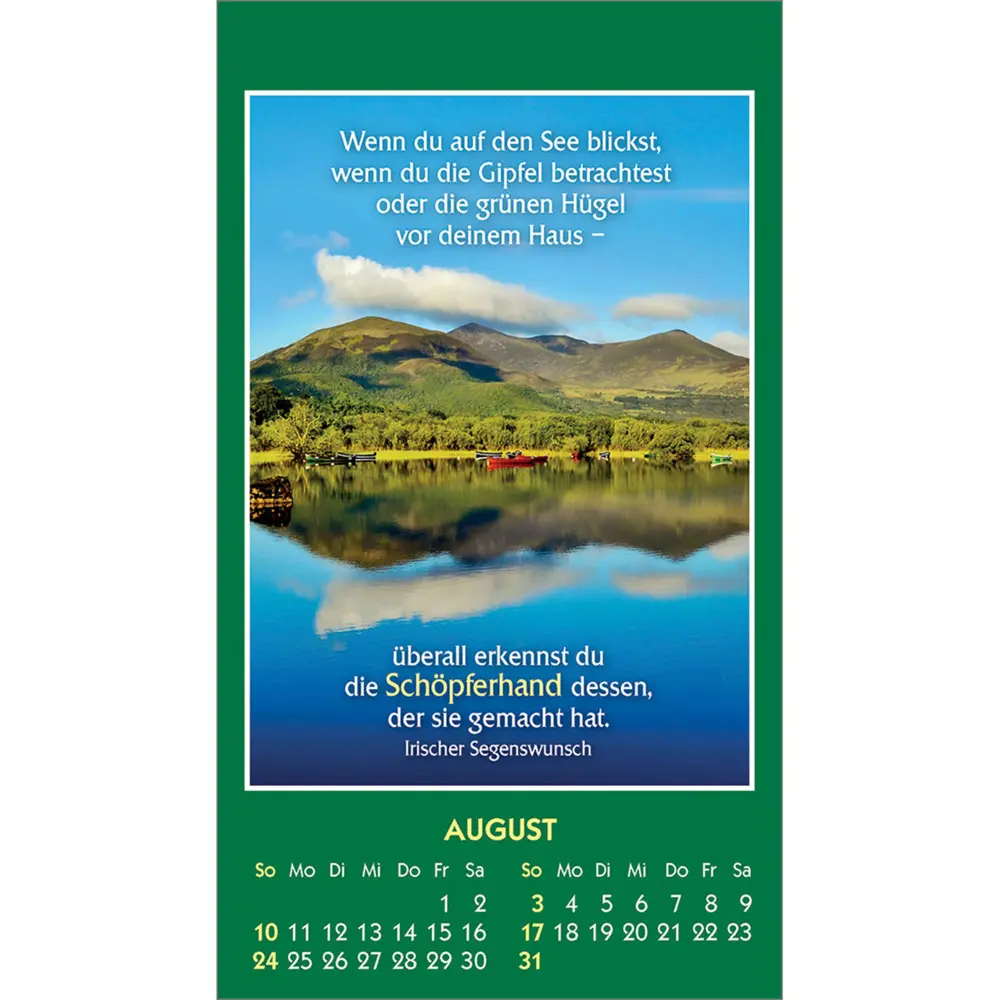 Bild: 9783754893456 | Möge Gott deinen Weg segnen 2025 | Kalender | Deutsch | 2025 | Kawohl