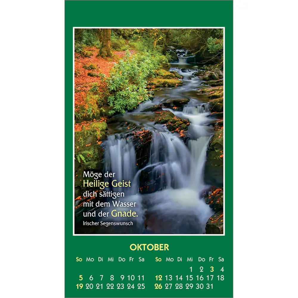 Bild: 9783754893456 | Möge Gott deinen Weg segnen 2025 | Kalender | Deutsch | 2025 | Kawohl