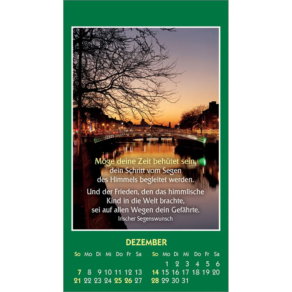 Bild: 9783754893456 | Möge Gott deinen Weg segnen 2025 | Kalender | Deutsch | 2025 | Kawohl