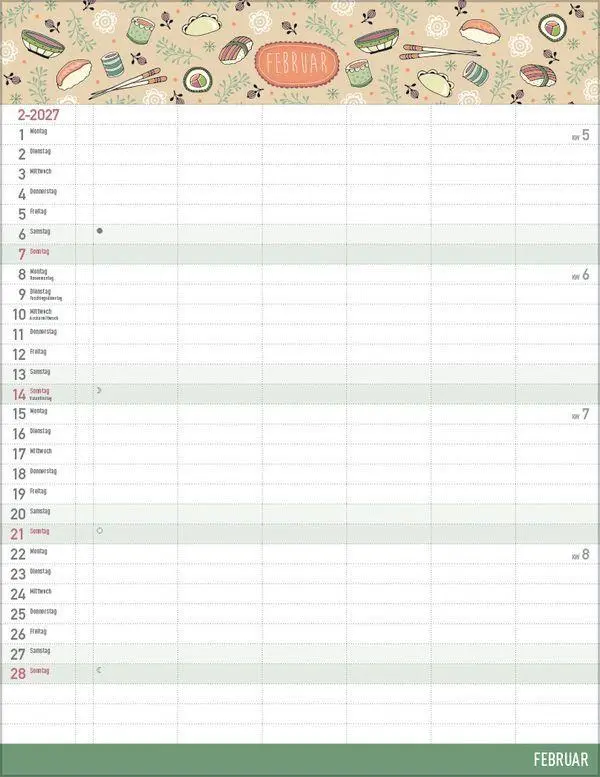 Bild: 9783819303456 | Gute Laune mit Zetteltasche 2027 | Korsch Verlag | Kalender | 14 S.