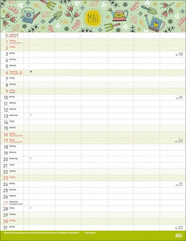 Bild: 9783819303456 | Gute Laune mit Zetteltasche 2027 | Korsch Verlag | Kalender | 14 S.
