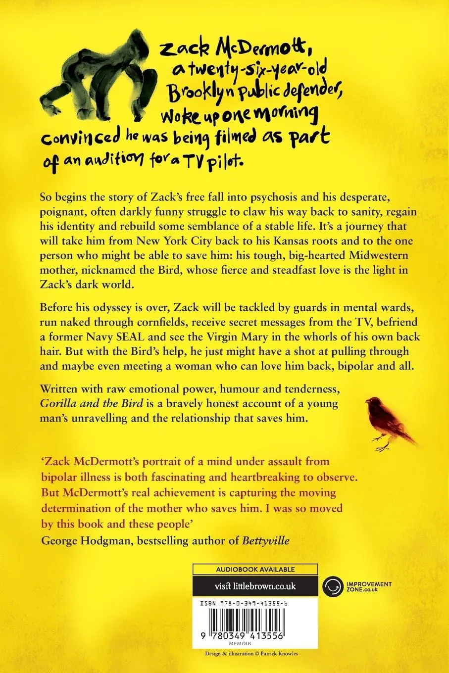 Rückseite: 9780349413556 | Gorilla and the Bird | A memoir of madness and a mother's love | Buch