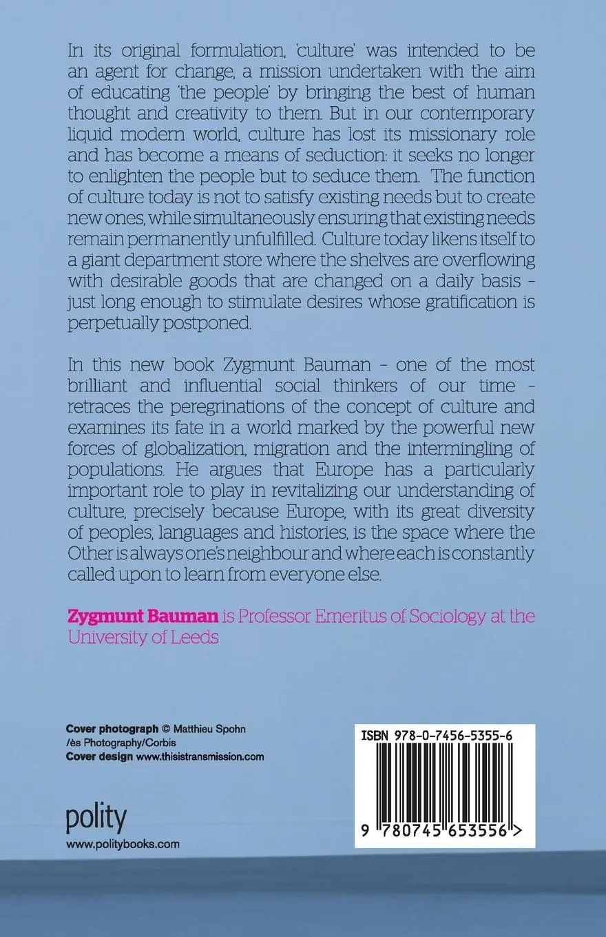 Rückseite: 9780745653556 | Culture in a Liquid Modern World | Zygmunt Bauman | Taschenbuch | 2011