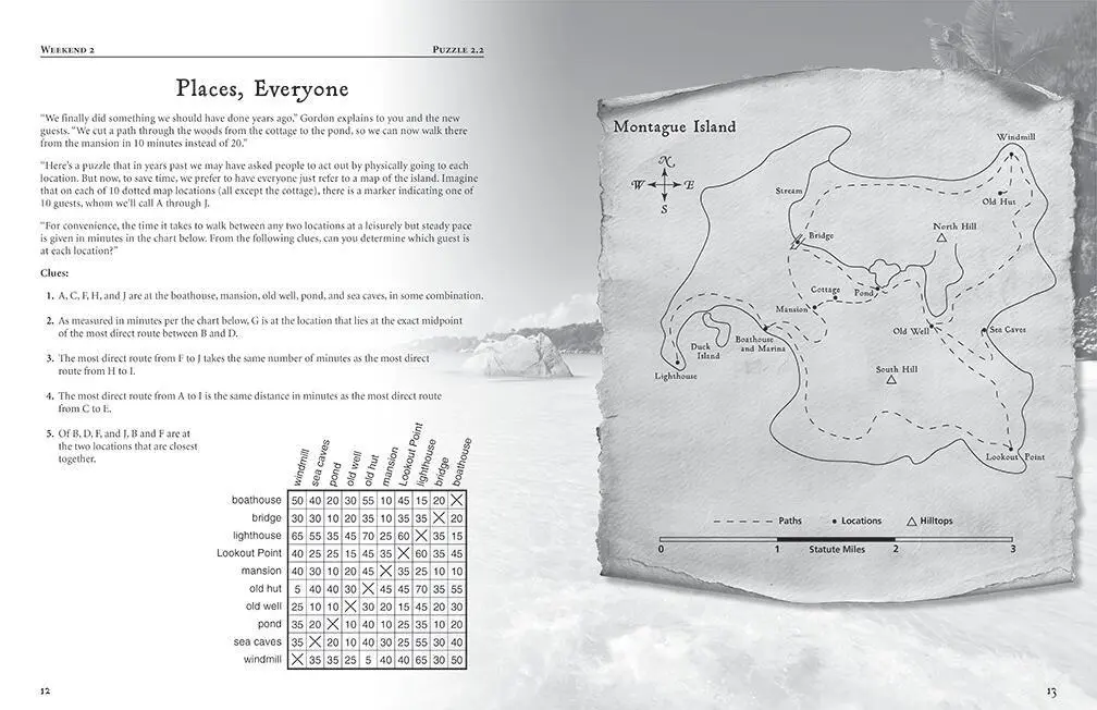 Bild: 9781454943556 | Montague Island Memoirs | All-New Mysteries and Logic Puzzles | Buch