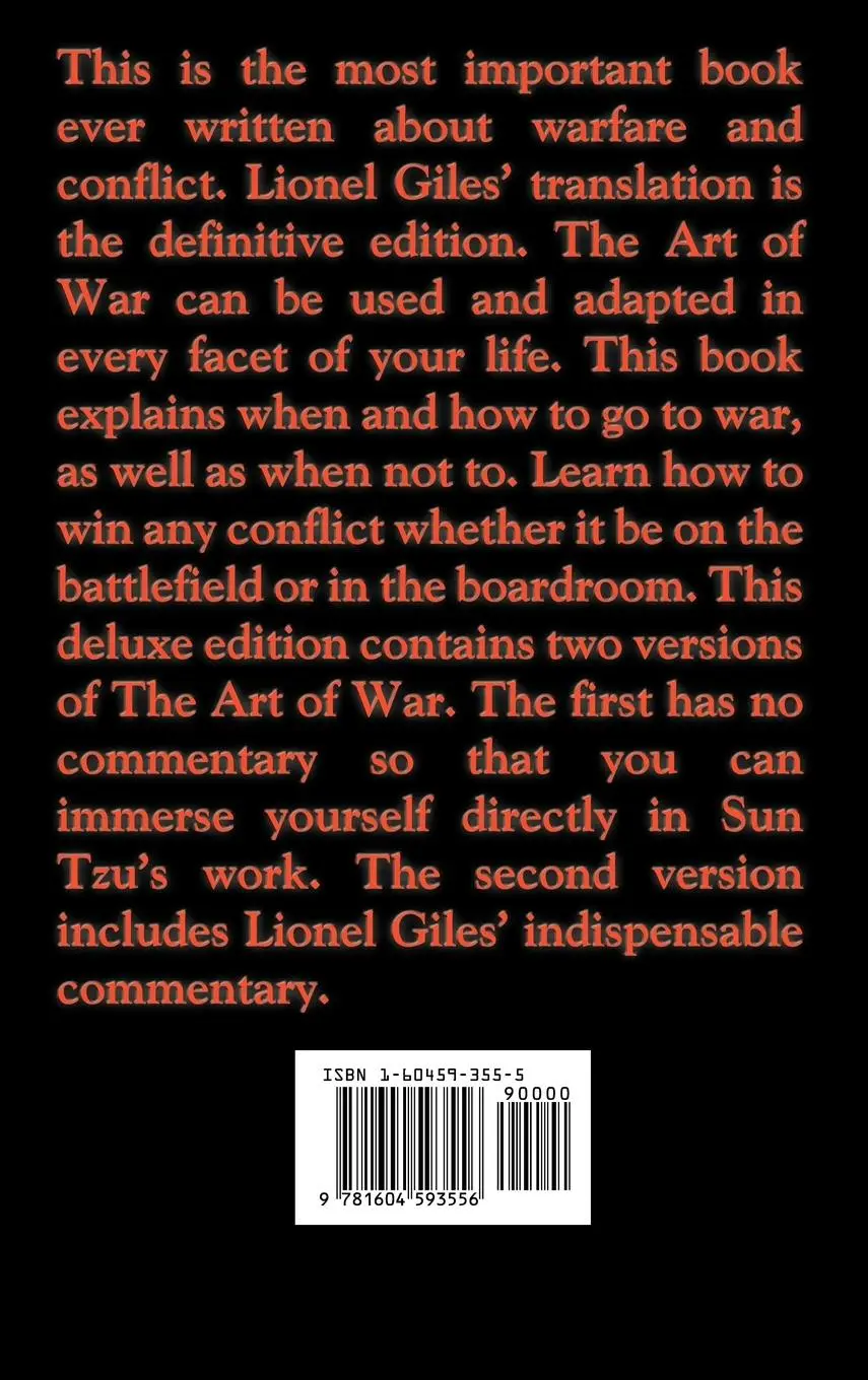 Rückseite: 9781604593556 | The Art of War | Deluxe Edition | Sun Tzu (u. a.) | Buch | Englisch