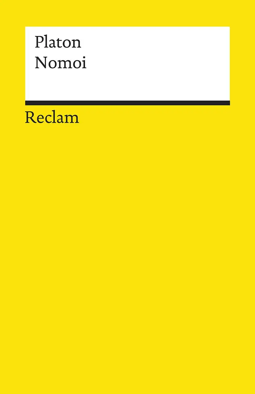 Cover: 9783150193556 | Nomoi | Platon | Taschenbuch | Reclam Universal-Bibliothek | 732 S.
