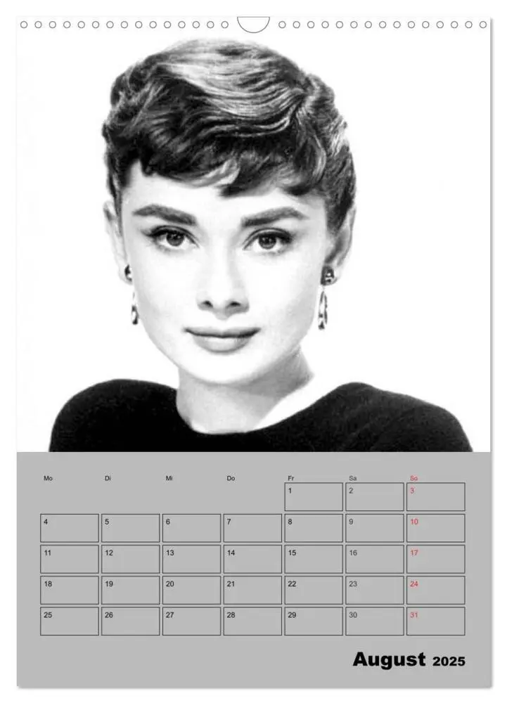 Bild: 9783457023556 | Hollywood-Diva. Audrey Hepburn (Wandkalender 2025 DIN A3 hoch),...