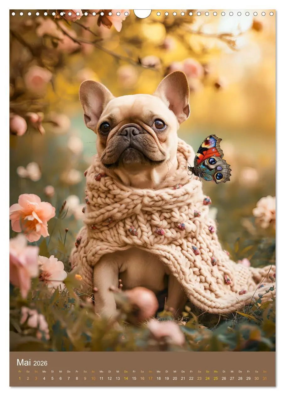 Bild: 9783516283556 | Frenchie Couture - Französische Bulldoggen in Strick-Chic...