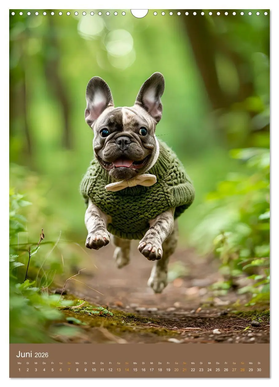 Bild: 9783516283556 | Frenchie Couture - Französische Bulldoggen in Strick-Chic...