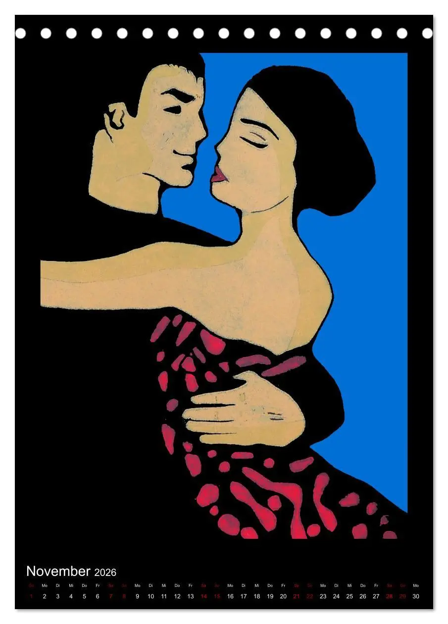 Bild: 9783516353556 | Tango - Momente einer Leidenschaft (Tischkalender 2026 DIN A5...