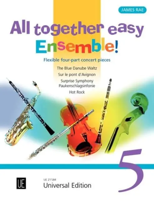 Cover: 9783702473556 | All together easy Ensemble!.Vol.5 | James Rae | Partitur + Stimmen