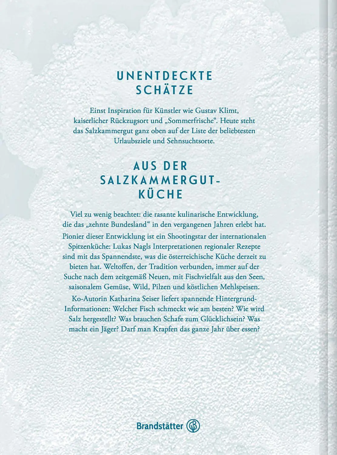 Bild: 9783710603556 | Salzkammergut. | Das Kochbuch | Katharina Seiser (u. a.) | Buch | 2020