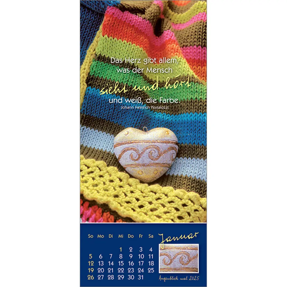 Bild: 9783754883556 | Augenblick mal 2025 | Der (kleine) Symbol-Kalender | Anke Will | 2025
