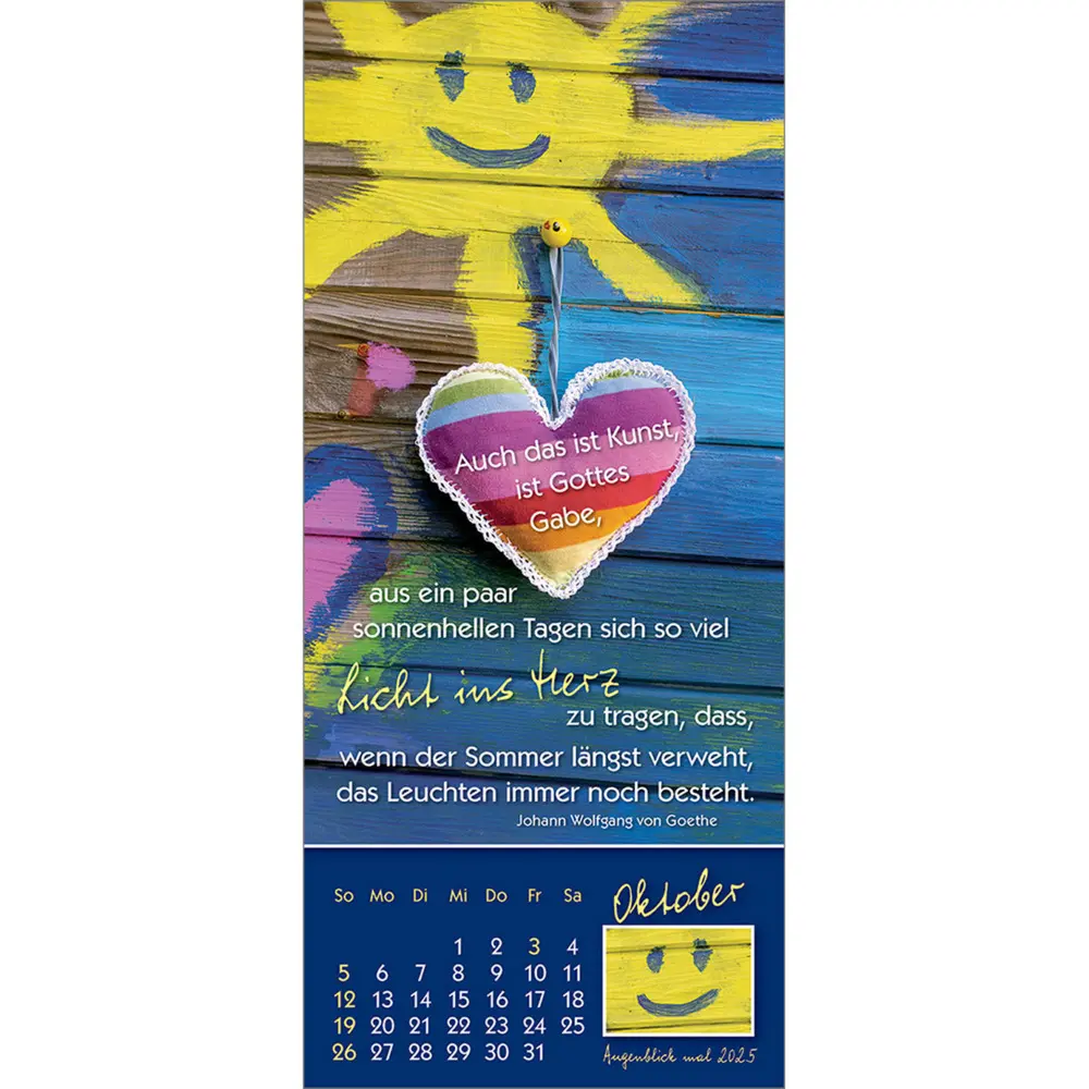 Bild: 9783754883556 | Augenblick mal 2025 | Der (kleine) Symbol-Kalender | Anke Will | 2025