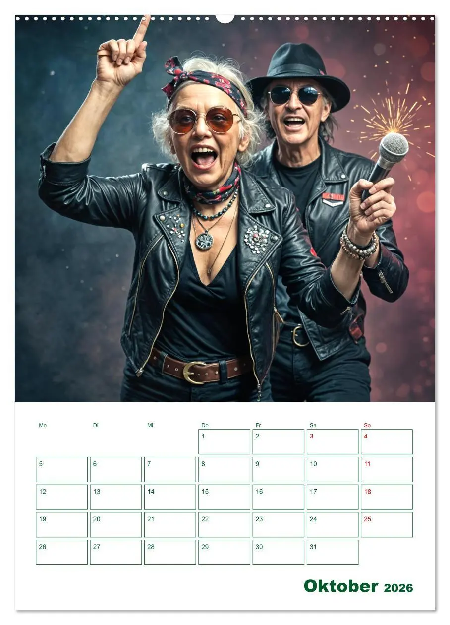Bild: 9783457253656 | Alt, aber oho - Graue Haare, bunte Abenteuer (Wandkalender 2026 DIN...
