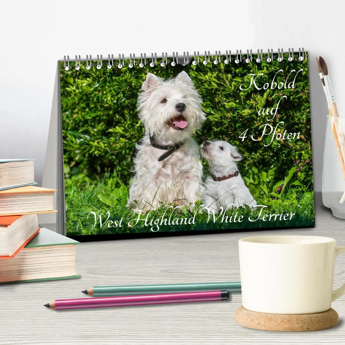 Bild: 9783457943656 | Kobold auf 4 Pfoten - West Highland White Terrier (Tischkalender...