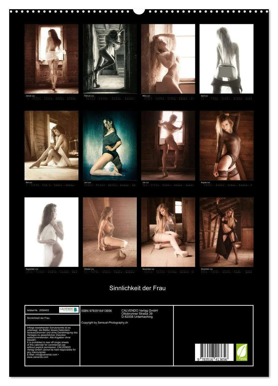 Bild: 9783516413656 | Sinnlichkeit der Frau (hochwertiger Premium Wandkalender 2026 DIN...