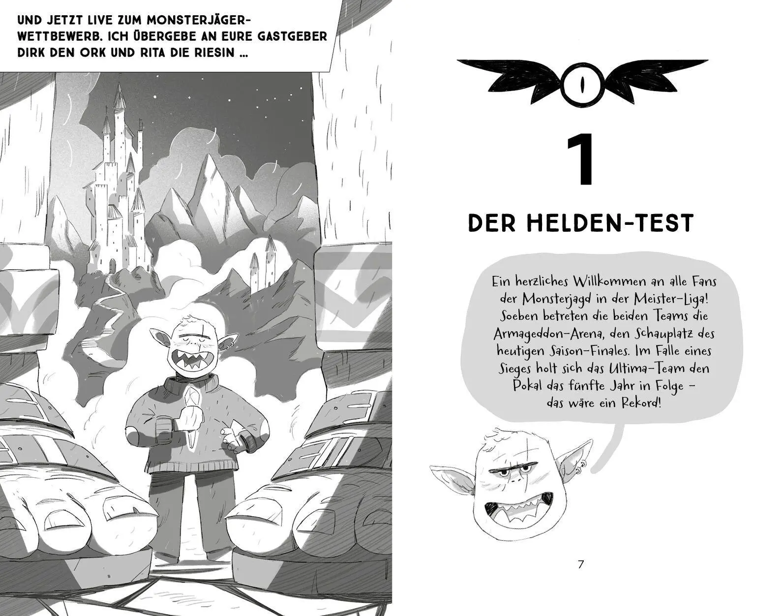 Bild: 9783570183656 | Monsterjäger - Level 1: Der Helden-Test | Kieran Larwood | Buch | 2026