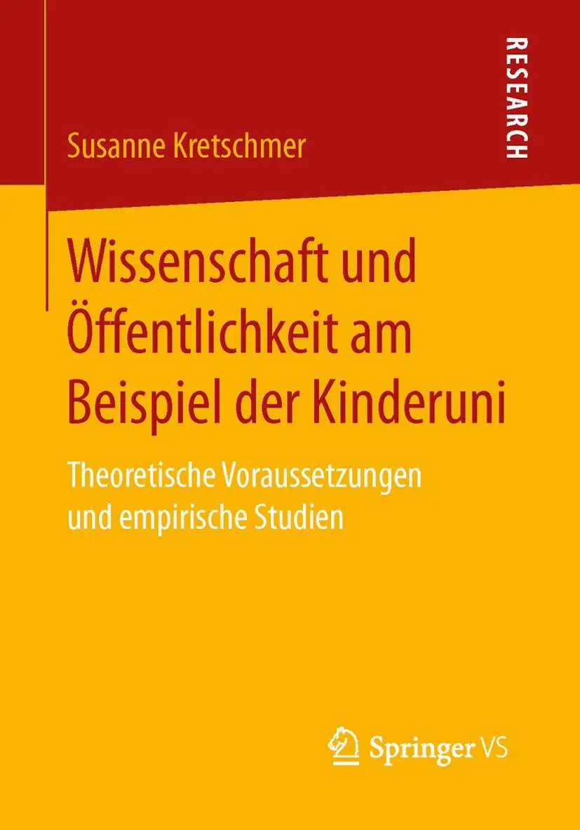 Cover: 9783658153656 | Wissenschaft und Öffentlichkeit am Beispiel der Kinderuni | Kretschmer