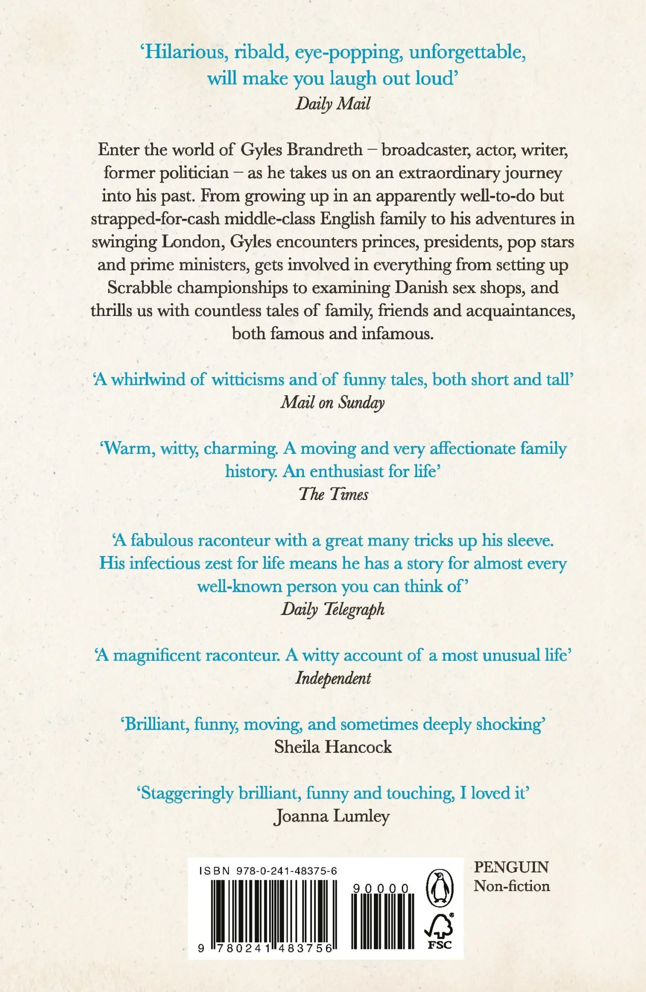Rückseite: 9780241483756 | Odd Boy Out | Gyles Brandreth | Taschenbuch | Kartoniert / Broschiert