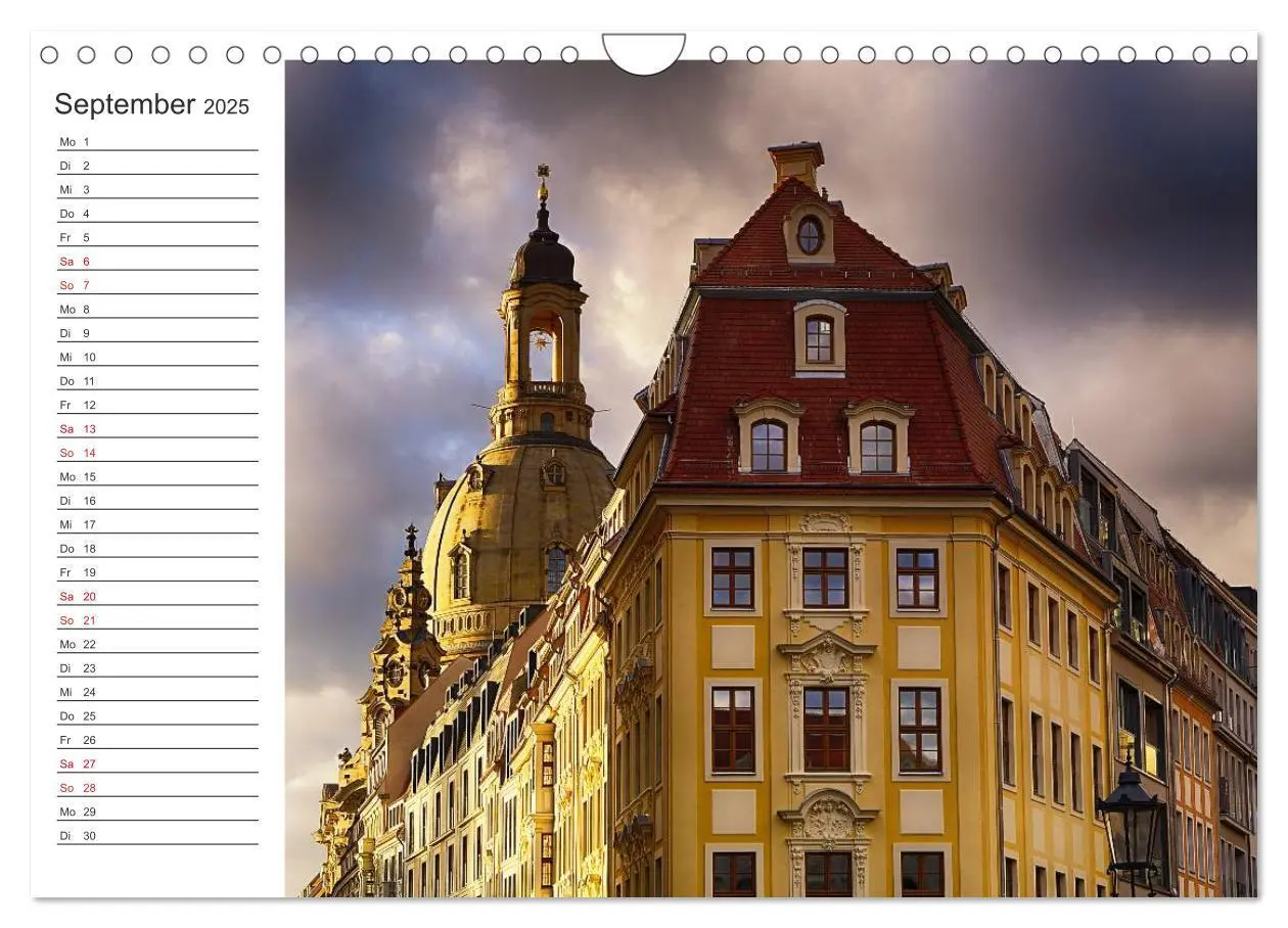 Bild: 9783435533756 | Dresden - Die Frauenkirche (Wandkalender 2025 DIN A4 quer),...