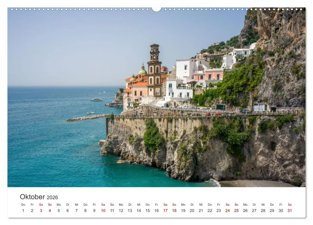 Bild: 9783457313756 | Malerische Amalfiküste (hochwertiger Premium Wandkalender 2026 DIN...