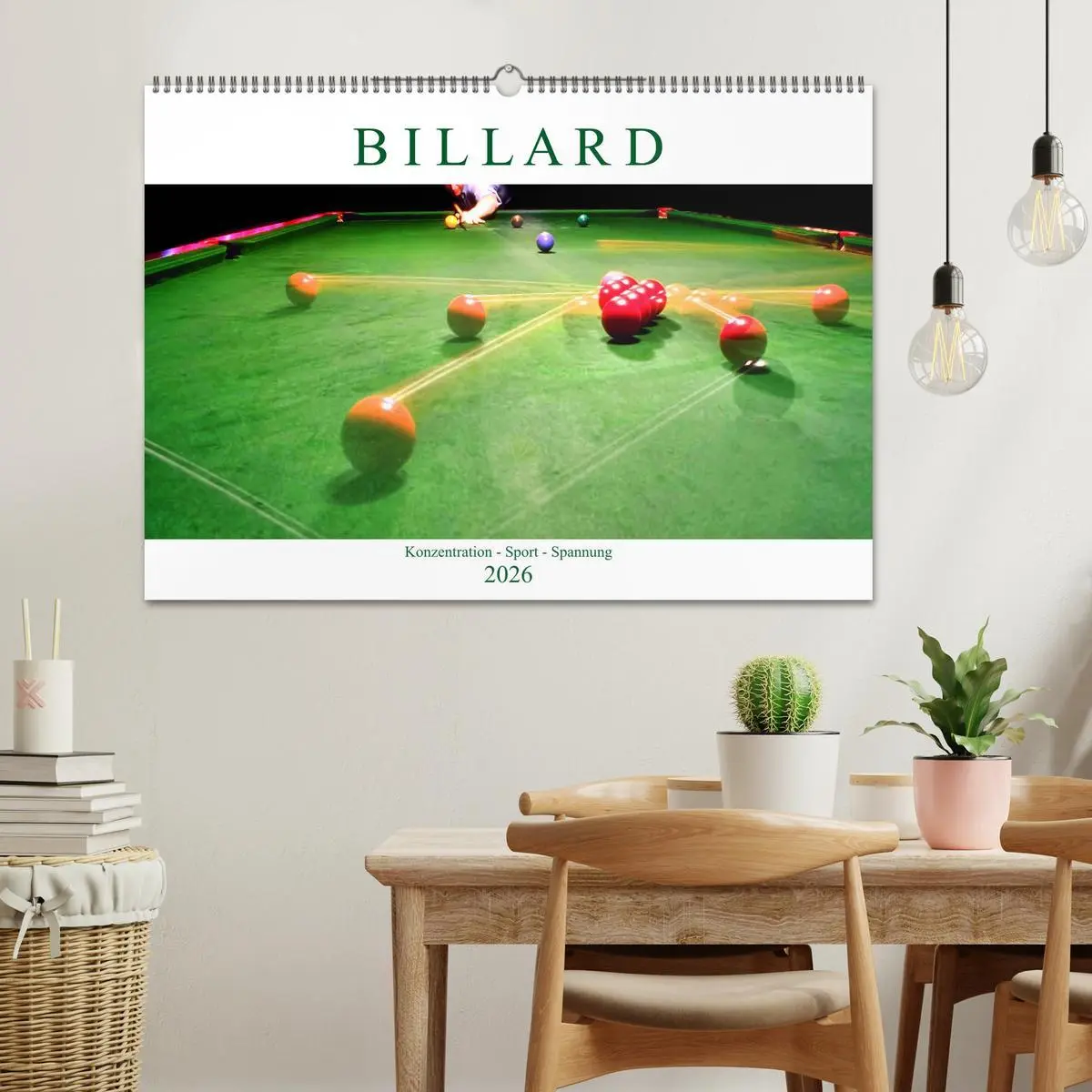 Bild: 9783457933756 | Billard. Konzentration - Sport - Spannung (Wandkalender 2026 DIN A2...