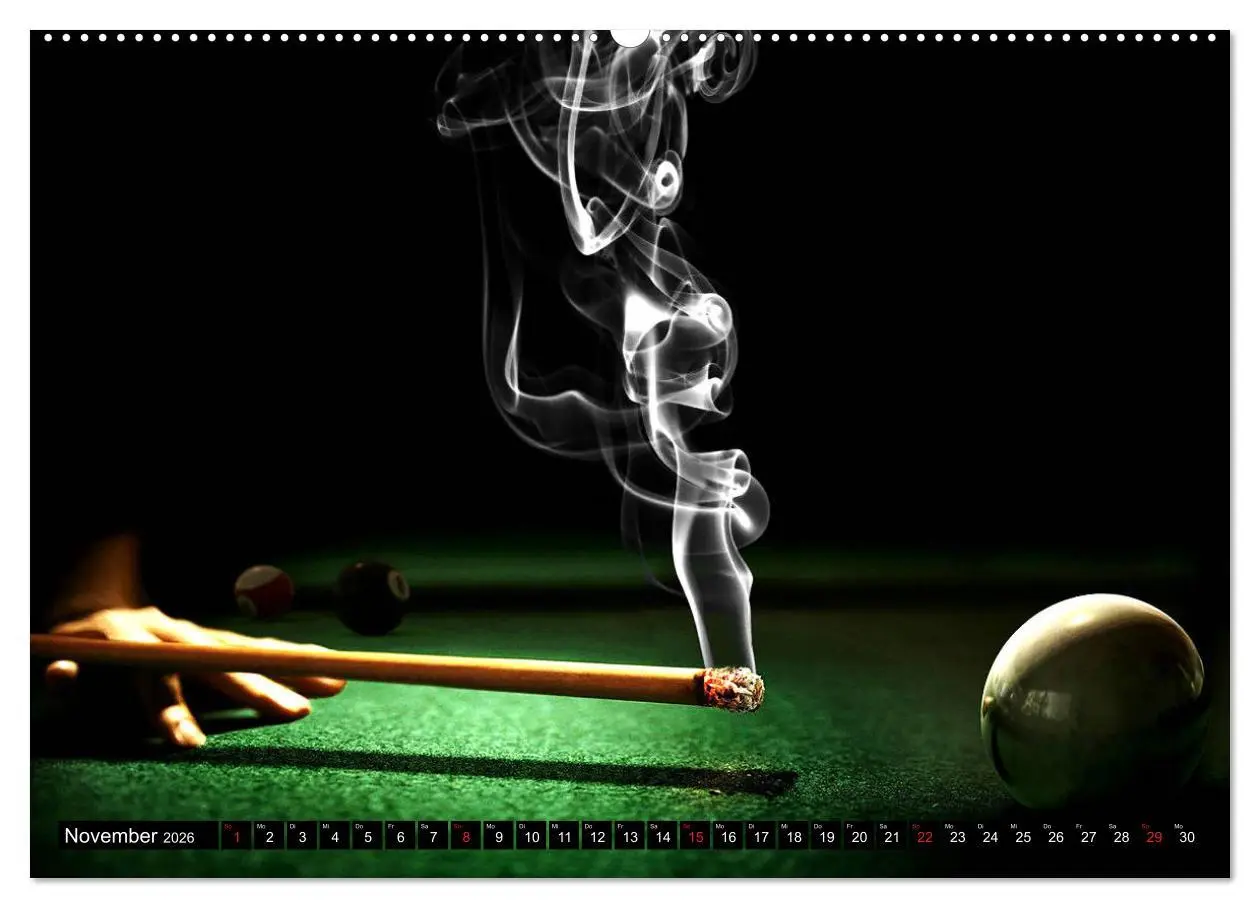Bild: 9783457933756 | Billard. Konzentration - Sport - Spannung (Wandkalender 2026 DIN A2...