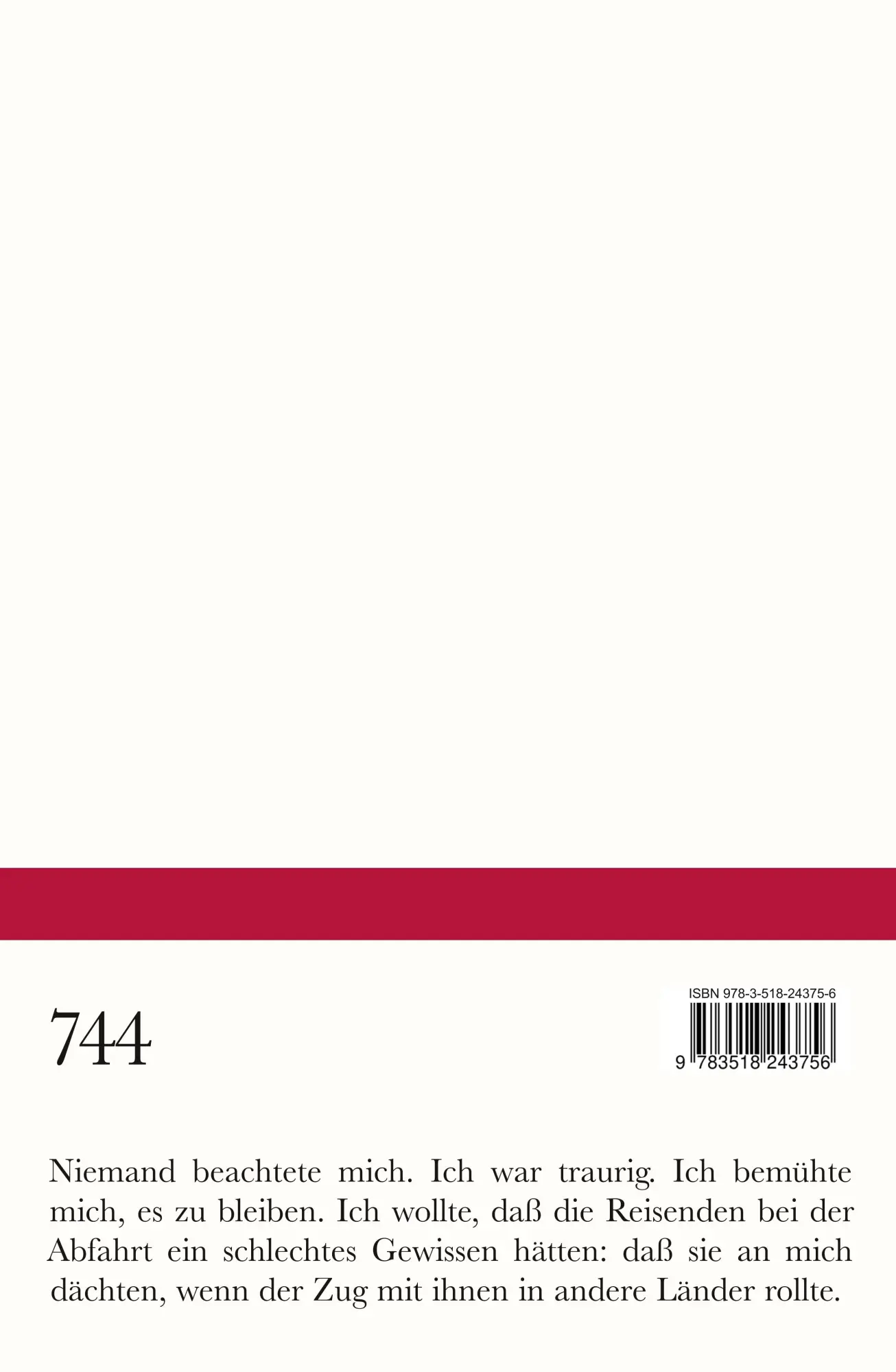 Rückseite: 9783518243756 | Meine Freunde | Emmanuel Bove | Taschenbuch | Bibliothek Suhrkamp