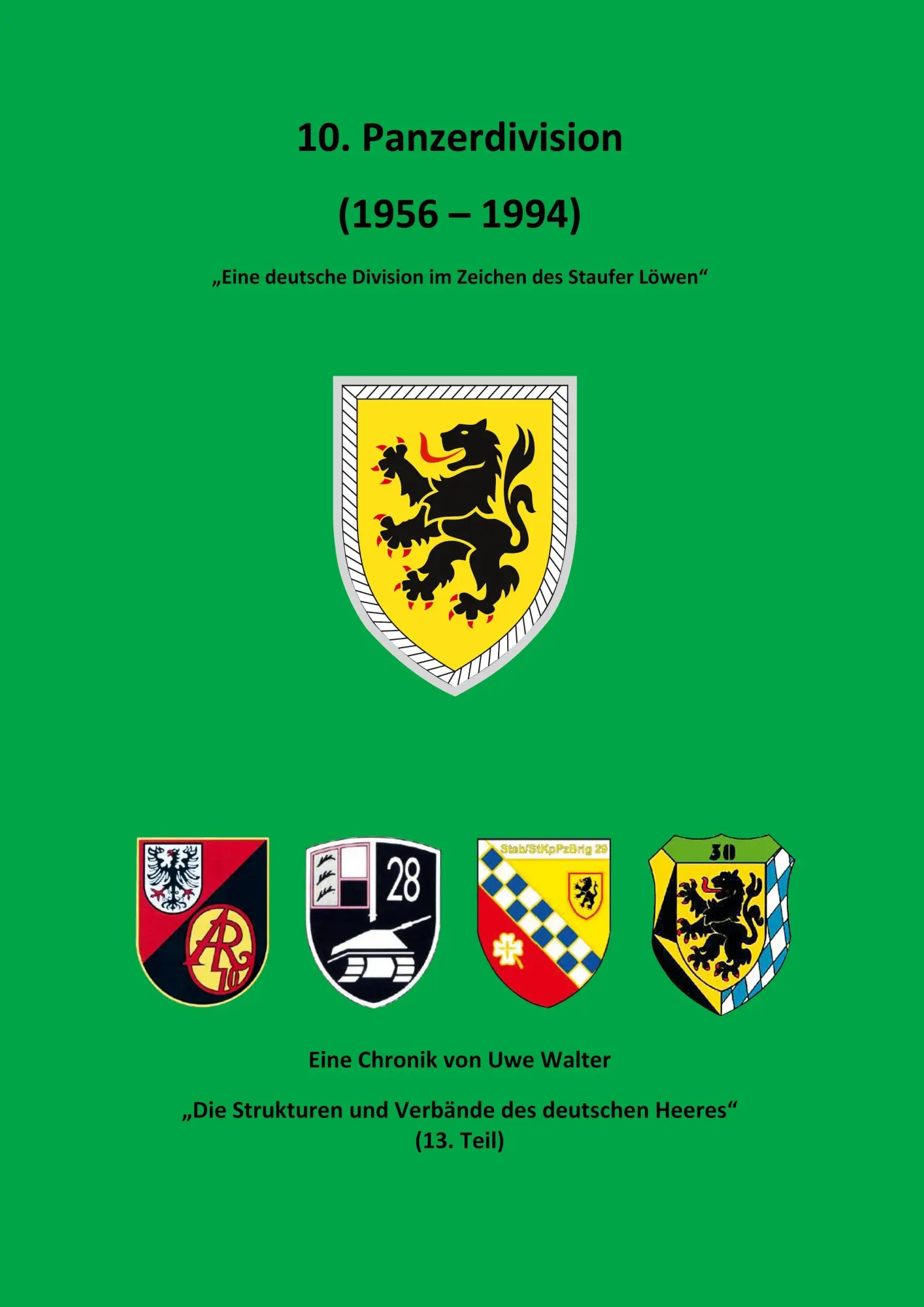 Cover: 9783696383756 | 10. Panzerdivision (1959 - 1994) | Uwe Walter | Taschenbuch | 92 S.
