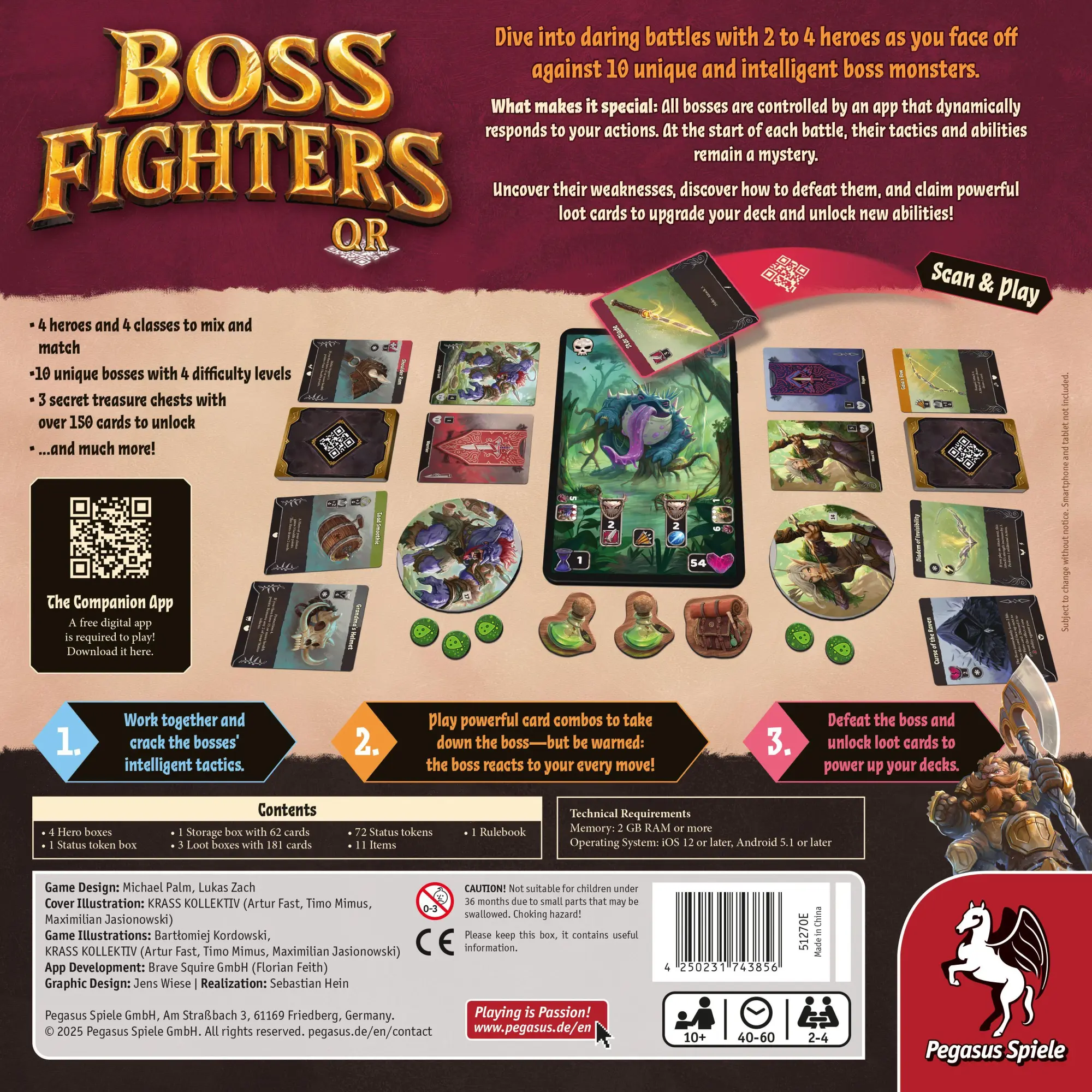 Bild: 4250231743856 | Boss Fighters QR (English Edition) | Spiel | 51270E | Englisch | 2025