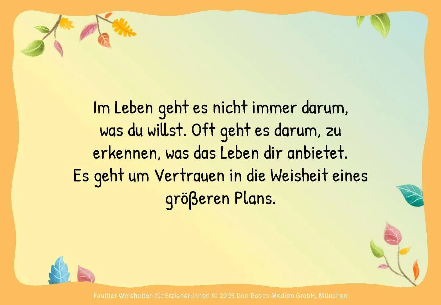 Bild: 4260694923856 | Faultier-Weisheiten für Erzieher:innen | Anke Elisabeth Ballmann | Box