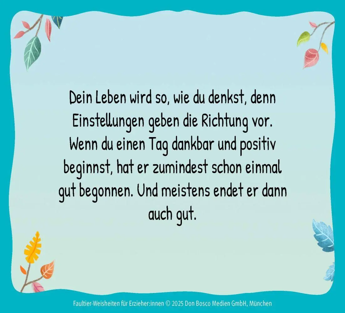 Bild: 4260694923856 | Faultier-Weisheiten für Erzieher:innen | Anke Elisabeth Ballmann | Box