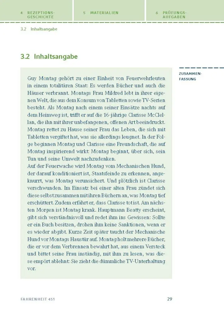 Bild: 9783129303856 | Fahrenheit 451 von Ray Bradbury | Textanalyse und Interpretation