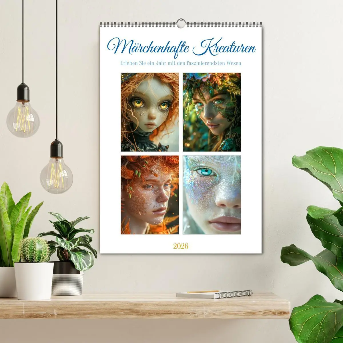Bild: 9783516253856 | Magische Kreaturen (Wandkalender 2026 DIN A2 hoch), CALVENDO...