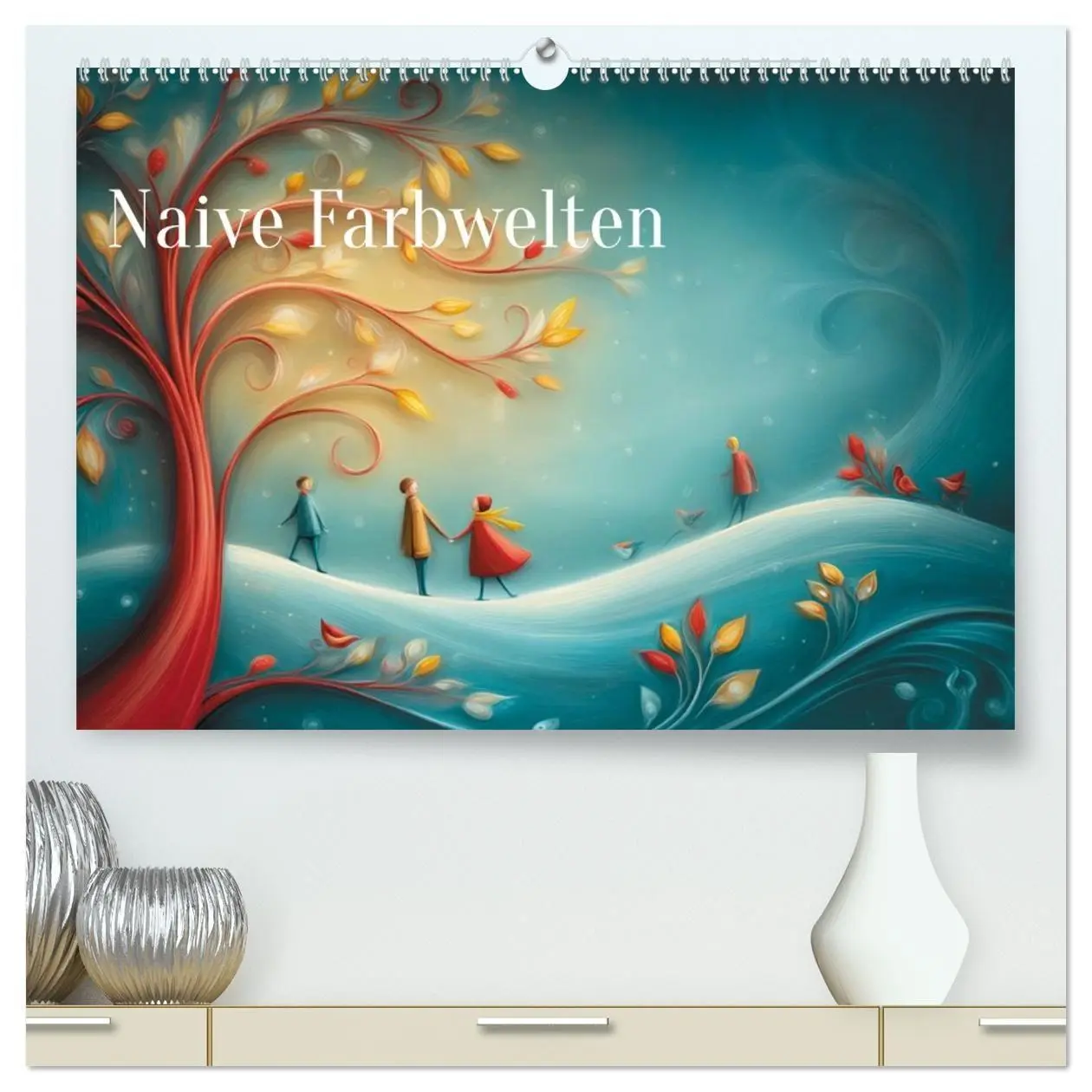 Cover: 9783516703856 | Naive Farbwelten (hochwertiger Premium Wandkalender 2026 DIN A2...