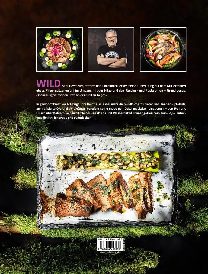 Rückseite: 9783966643856 | Wild gegrillt | Tom Heinzle | Buch | 176 S. | Deutsch | 2022