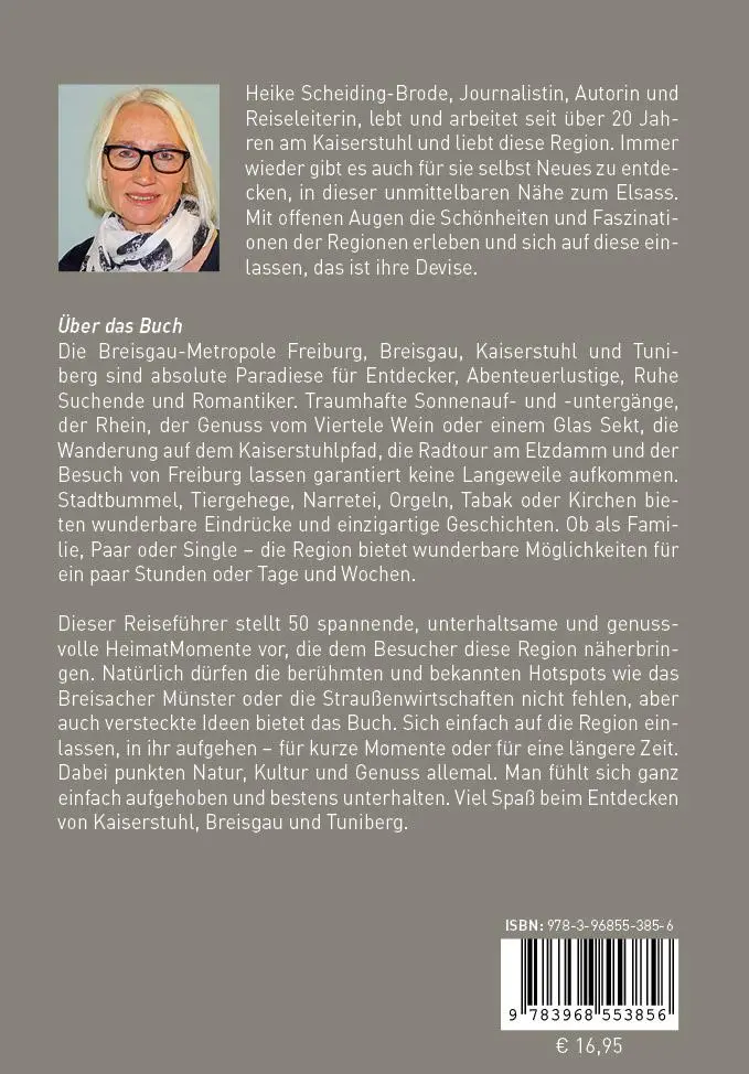 Rückseite: 9783968553856 | Kaiserstuhl mit Freiburg, Breisgau und Tuniberg - HeimatMomente | Buch