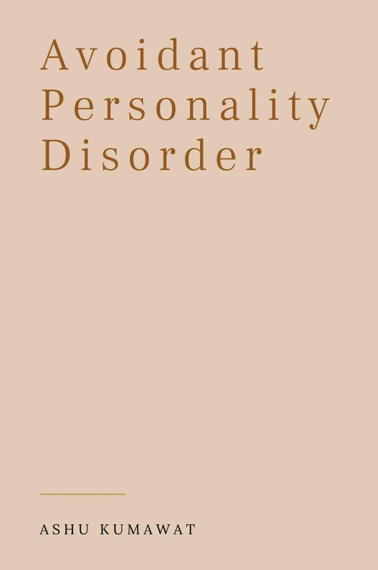 Cover: 9789357333856 | Avoidant Personality Disorder | Ashu Kumawat | Taschenbuch | Englisch