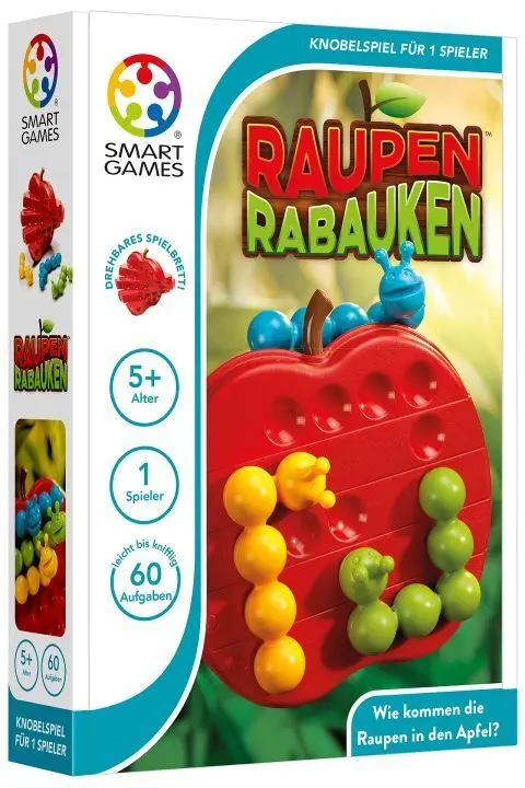 Cover: 5414301523956 | Raupen-Rabauken (Kinderspiel) | Wie kommen die Raupen in den Apfel?