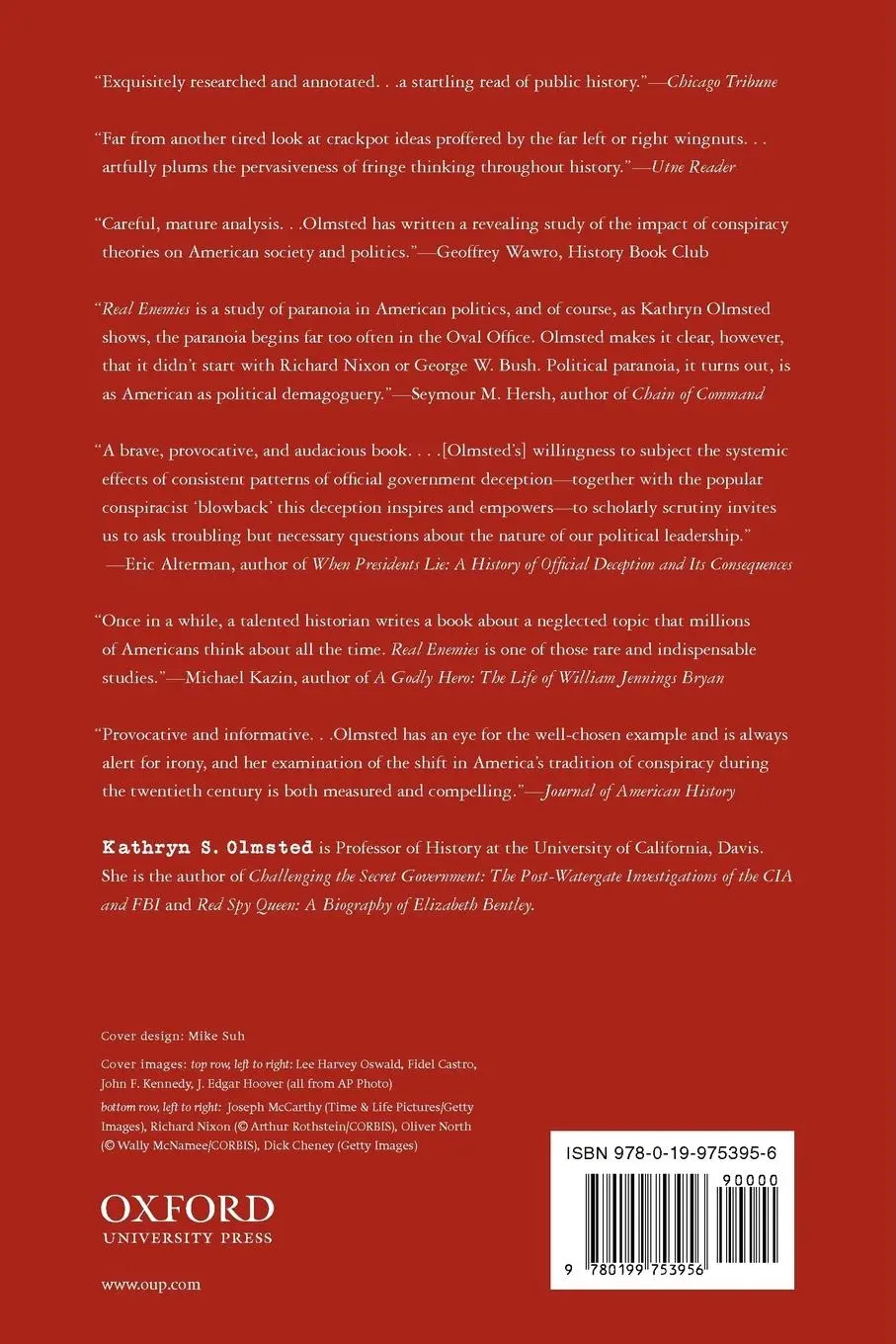 Rückseite: 9780199753956 | Real Enemies | Kathryn Olmsted | Taschenbuch | Englisch | 2010