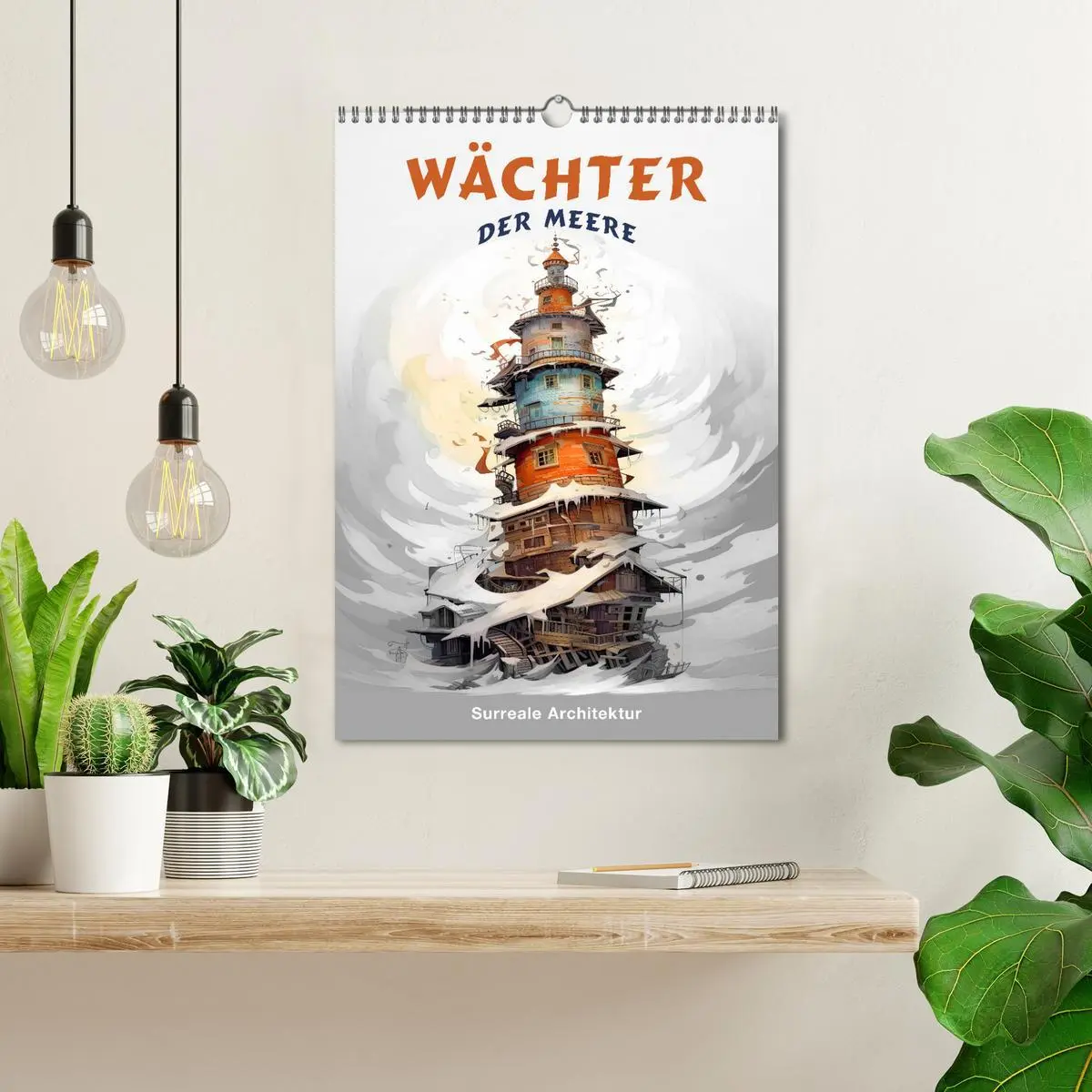 Bild: 9783516313956 | Wächter der Meere - Surreale Architektur (Wandkalender 2026 DIN A3...