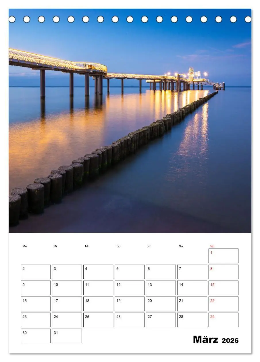 Bild: 9783516483956 | Usedom - Inseltraum im Norden (Tischkalender 2026 DIN A5 hoch),...